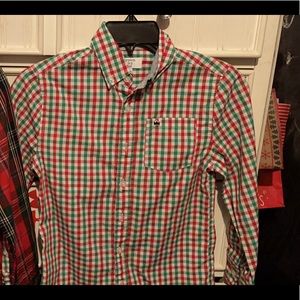 Boys small Crown & Ivy long sleeve button-up